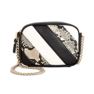 I.n.c. Seyenna Patch Crossbody snake/gold